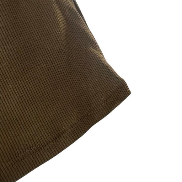 Reformation Olive Green Ribbed Tank Top - Picture 5 of 6